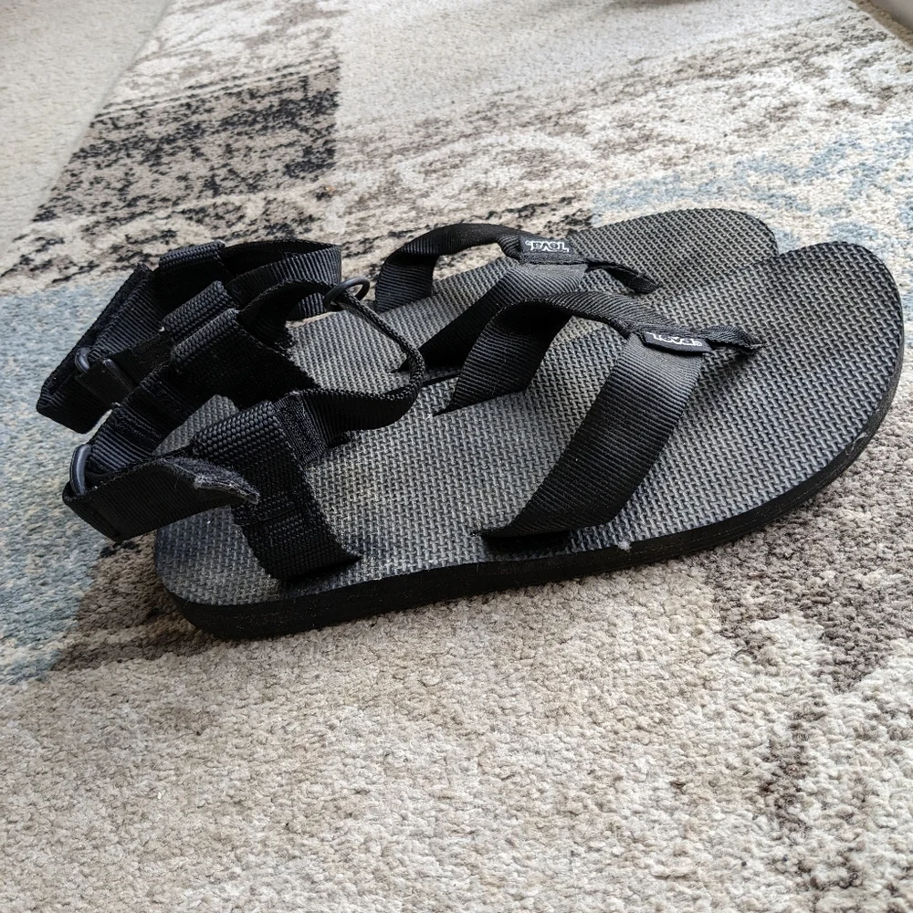 Teva Black Men's Sporty Webbing Sandals